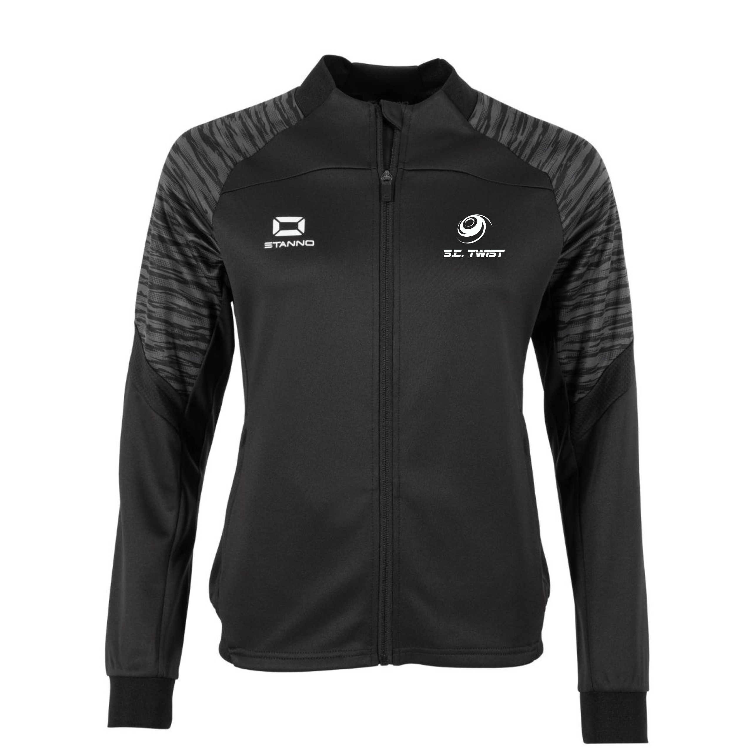 full zip dames 408612-8000 met twist logo